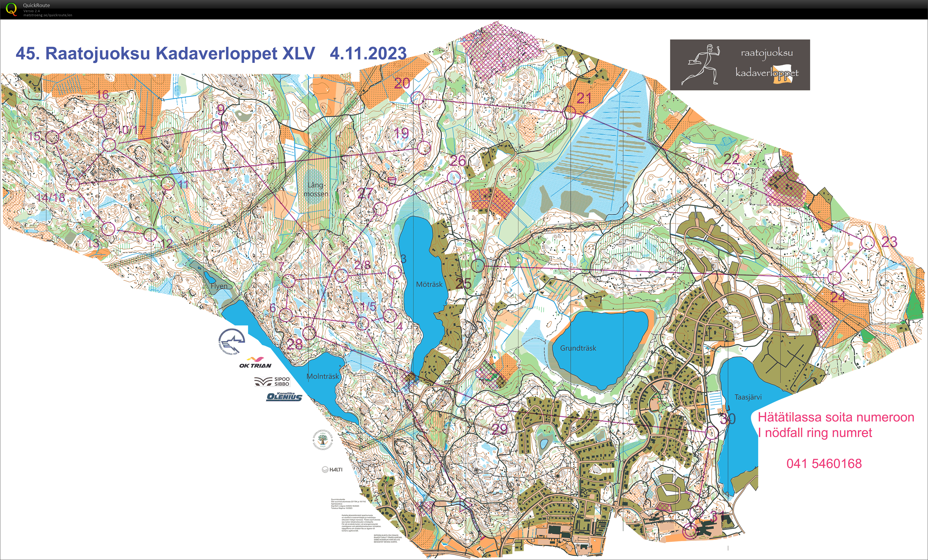 Raatojuoksu 20 km (04-11-2023)