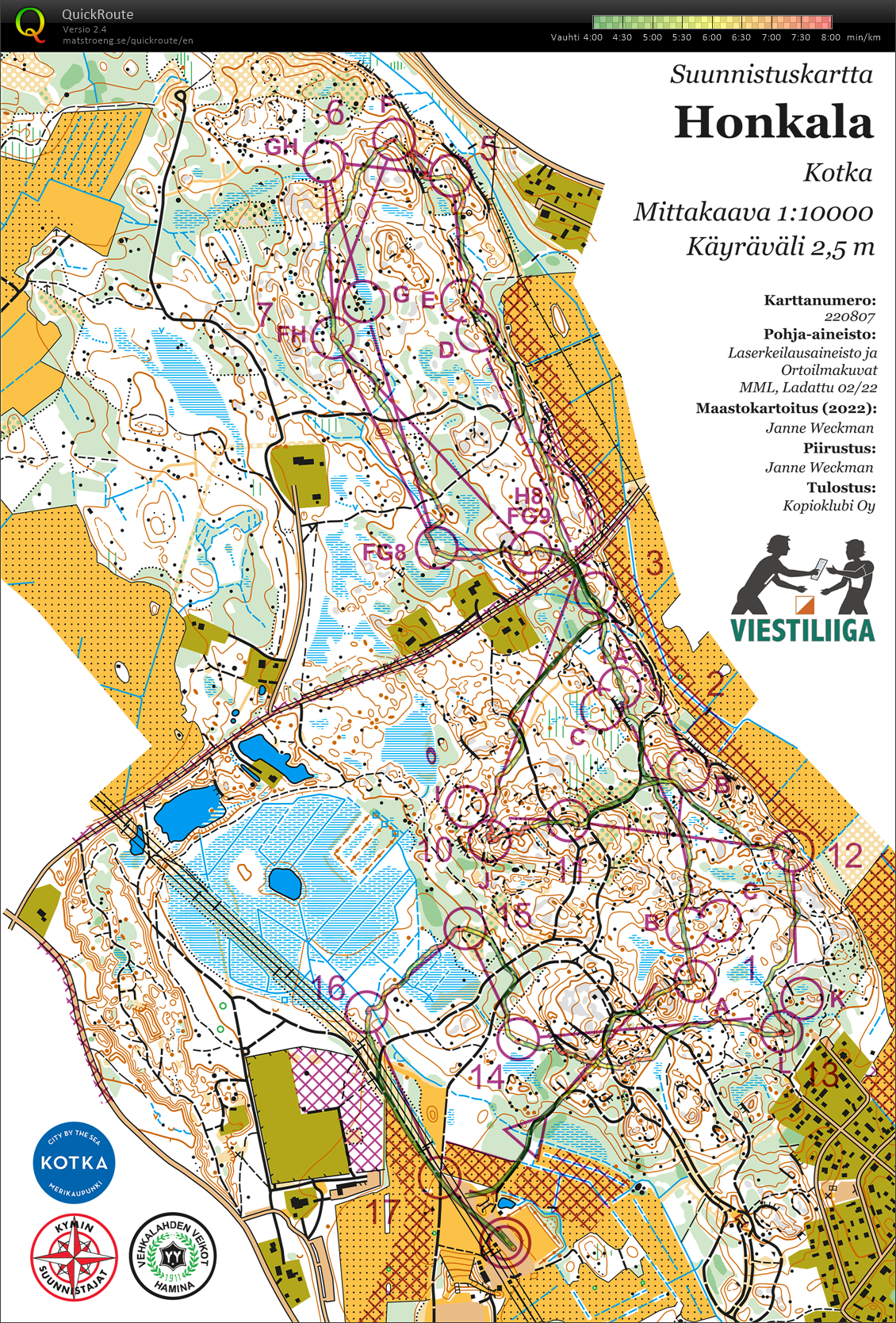 Kymen rastiviesti (21/08/2022)